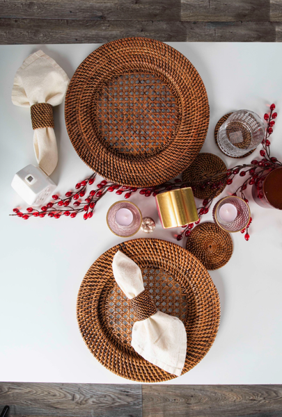 Aluslautanen Rattan