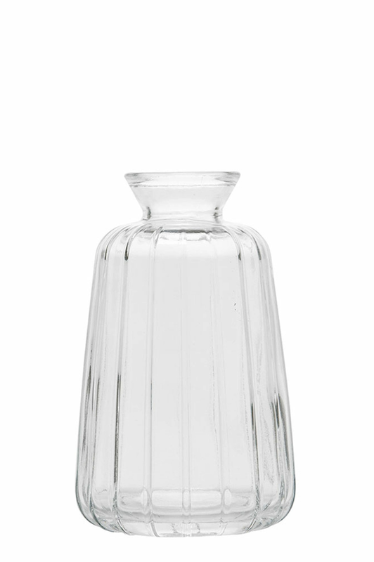 Lasipullo raidallinen 11 cm